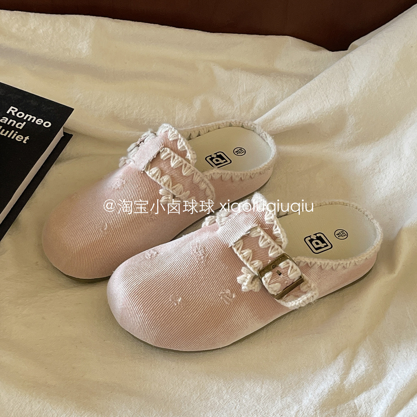 小卤球球韩系超火一脚蹬勃肯鞋半拖2026新款鞋子配阔腿裤的懒人鞋,女鞋,勃肯鞋/软木鞋,淘宝优惠券,粉丝福利购,淘宝优惠卷