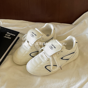 小卤球球 运动德训鞋2026年超火的鞋子女款板鞋ins百搭厚底小白鞋