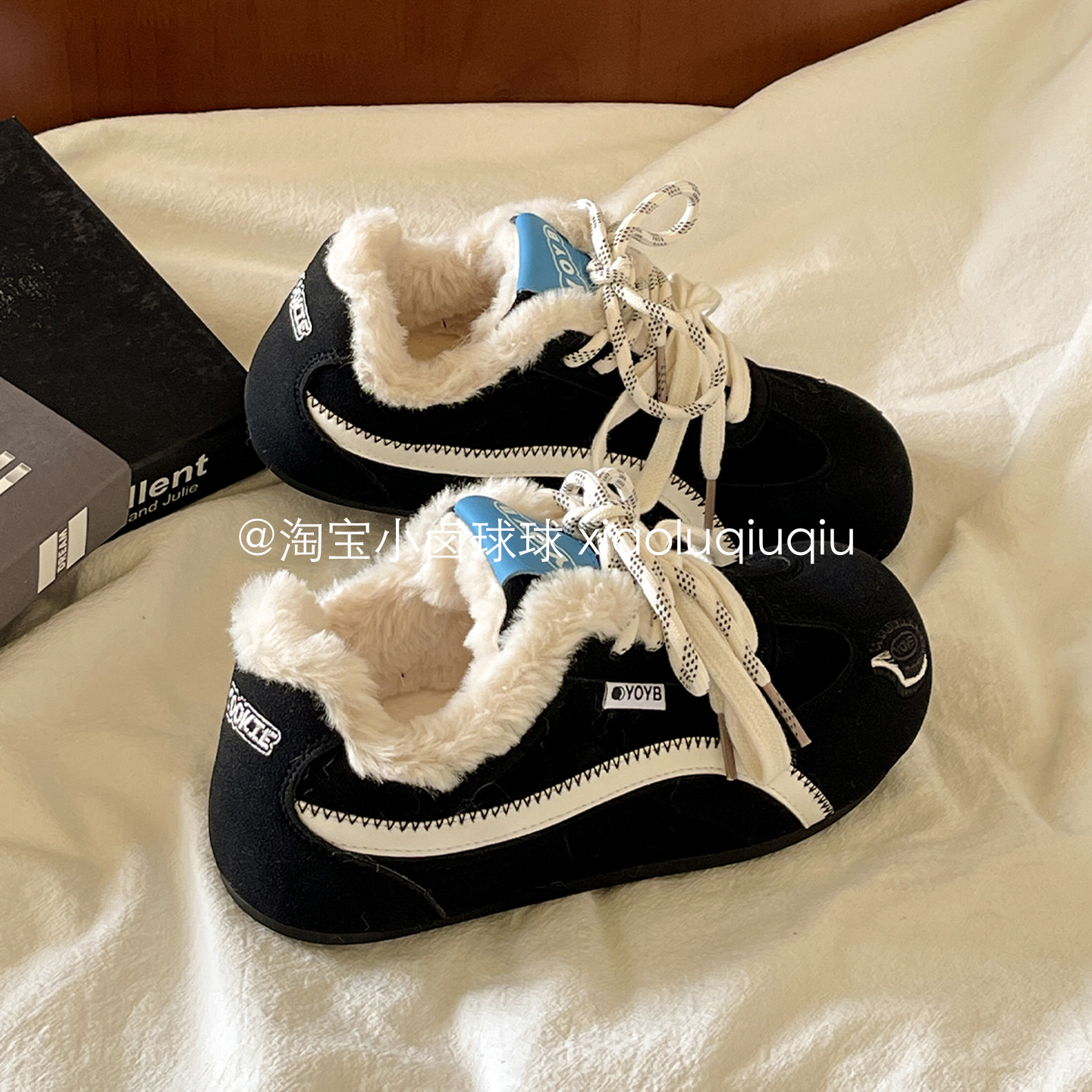 小卤球2025新款冬季面包鞋