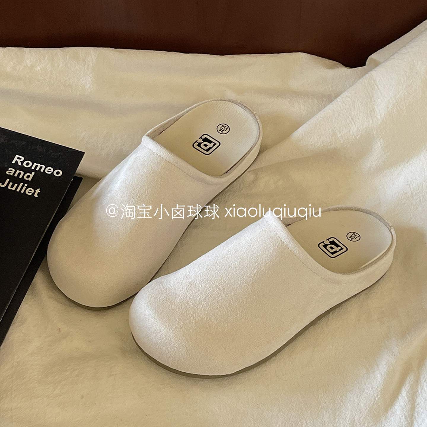 小卤球球复古勃肯鞋一脚蹬女鞋2026新款懒人鞋百搭不累脚包头半拖