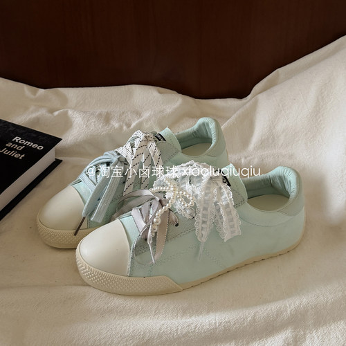 小卤球球 板鞋厚底小白鞋2026年超火的鞋子女ins潮百搭小众帆布鞋