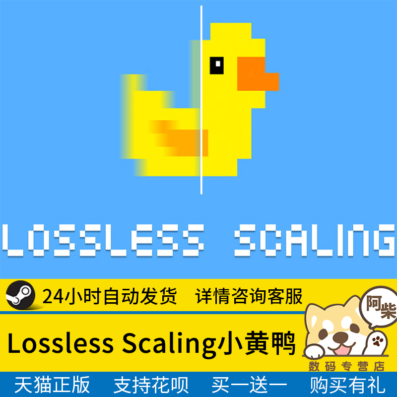 Steam正版 Lossless Scaling小黄鸭 国区礼物激活 Lossless Scaling小黄鸭 steam