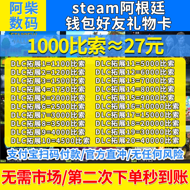 steam阿根廷steam比索充值卡阿根廷余额充值阿根廷区ARS比索代充余额点卡阿根廷直充steam充值卡阿根廷高性价比高么？