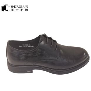 圣帝罗阑男鞋2025春季新款时尚休闲百搭正装皮鞋男单鞋21652