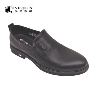 圣帝罗阑2025春季新款时尚休闲百搭商务皮鞋男单鞋男休闲鞋18951