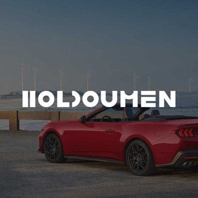 HOLDOUMEN汽车车贴十个勤天潮牌LOGO组合周边电动车行李箱贴纸