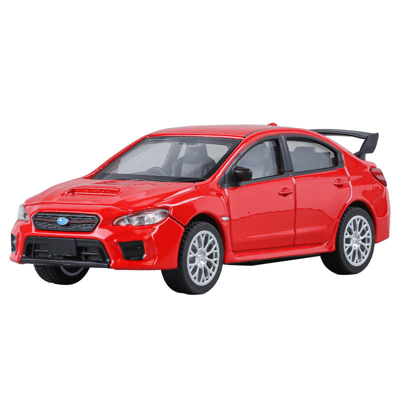 奇艺1:43斯巴鲁WRX STI合金汽车模型玩具车礼物 热销工厂