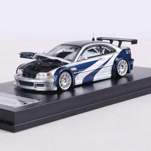新款 MJ 1:64 M3 GTR E46开盖版合金仿真汽车模型收藏