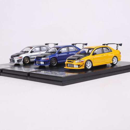 新款 Fast Speed 1:64蓝瑟Lancer EVO VII仿真合金汽车模型收藏