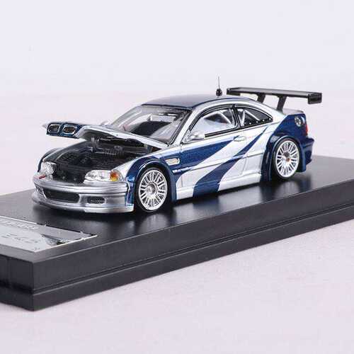 新款 MJ 1:64 M3 GTR E46开盖版合金仿真汽车模型收藏