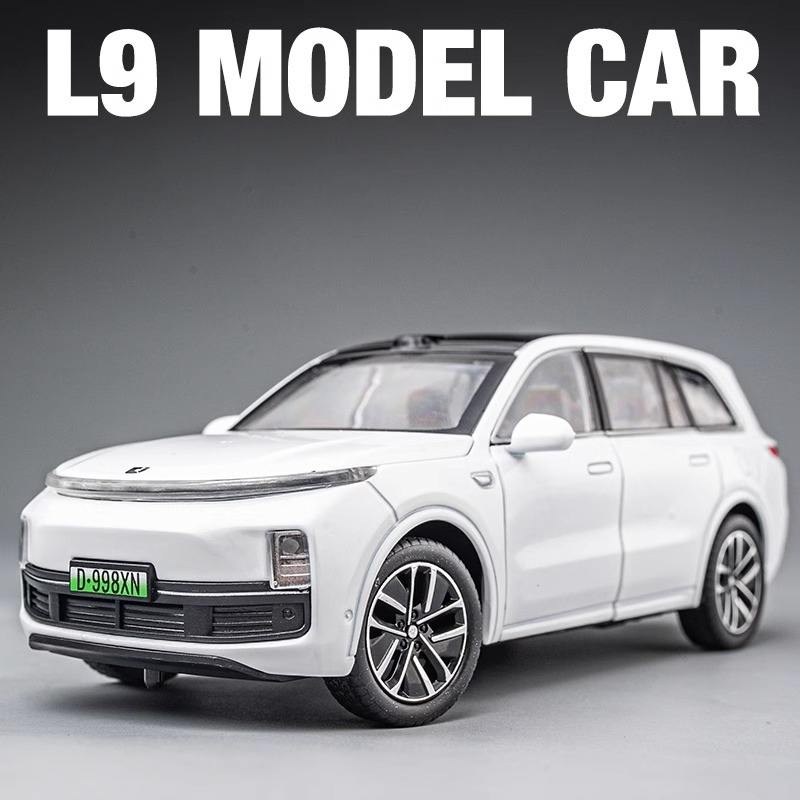 新款 里想L9仿真合金车男孩儿童礼物1/32 SUV汽车玩具模型
