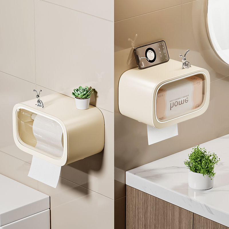 卫生间厕纸盒壁挂式厕所纸巾盒