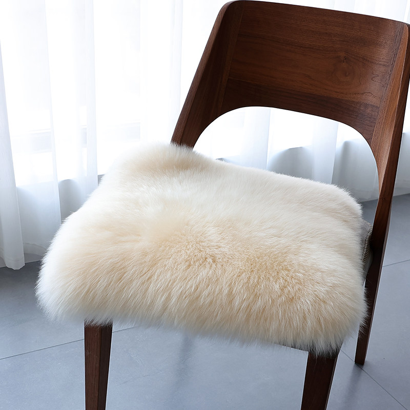 小沙澳洲纯羊毛沙发垫羊毛椅垫方垫凳子坐垫餐椅电脑梳妆台衣帽间