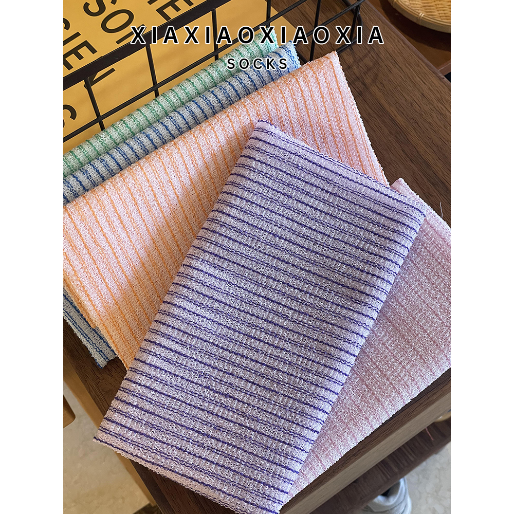 《满五双包邮》韩国进口搓澡巾起泡长条捶背神器男女沐浴用品