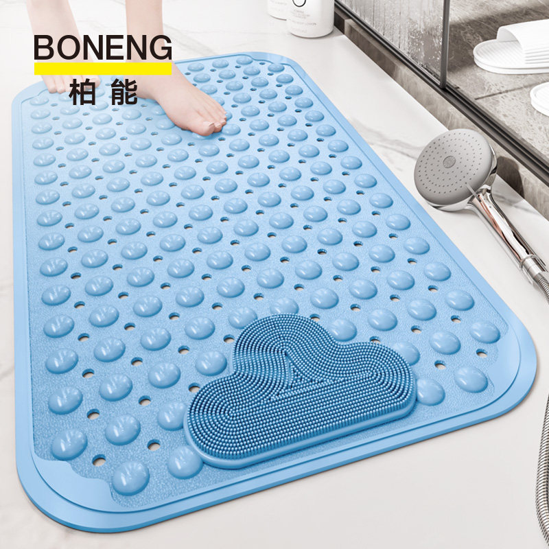 浴室专用防滑垫家用卫浴吸盘按摩地垫淋浴房孕妇儿童洗澡防摔脚垫