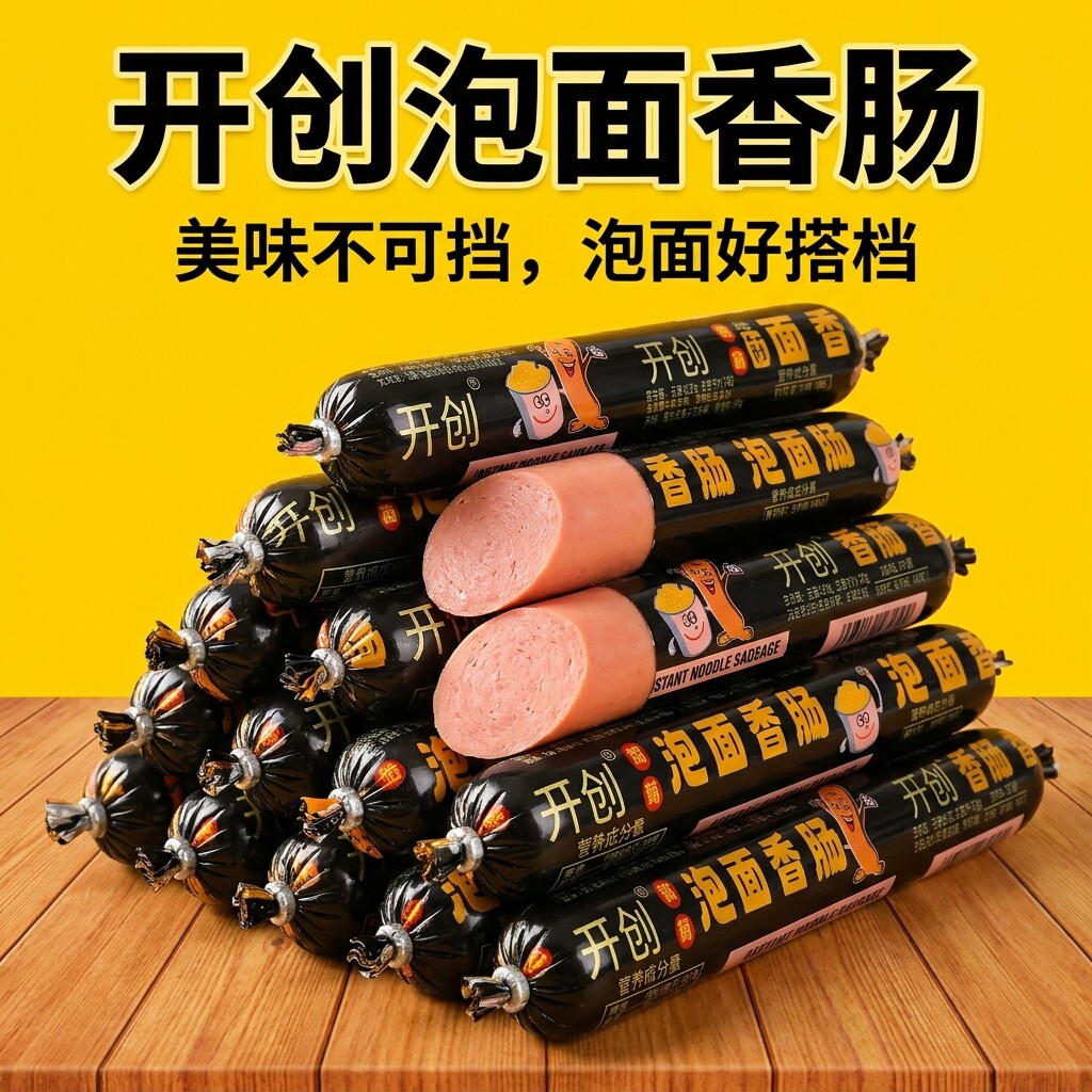 泡面搭档火腿肠速食即食泡面伴侣润口香甜玉米肠即食香肠整箱批发