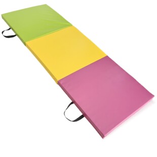 三折叠体操垫 pu舞蹈垫子运动健身海绵垫空翻训练垫