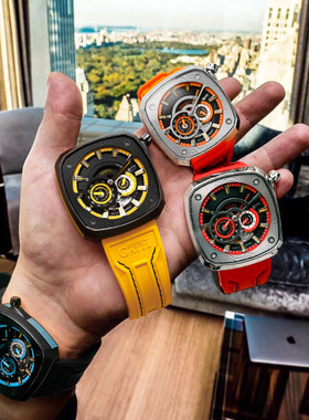 布加迪官方名正品牌2025年新款全自动机械表手表男士送礼物潮十大