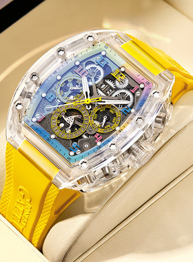 2025年德国新款布加迪手表男士时尚商务轻奢多功能表全自动机械表