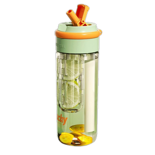 高颜值吸管杯tritan水杯2025新款女夏天耐高温塑料杯子外出便携男