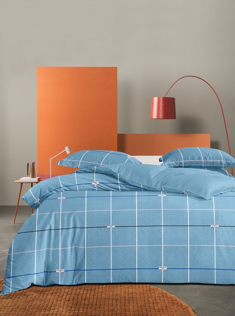 花色宝大气正面新中式国风四件套PS印花效果图贴图模版免摄影素材