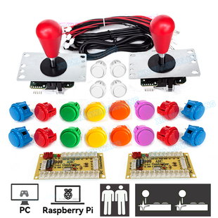 DIY Kit 仿三和摇杆小黄板芯片美式 街机手制三禾按键手制Arcade