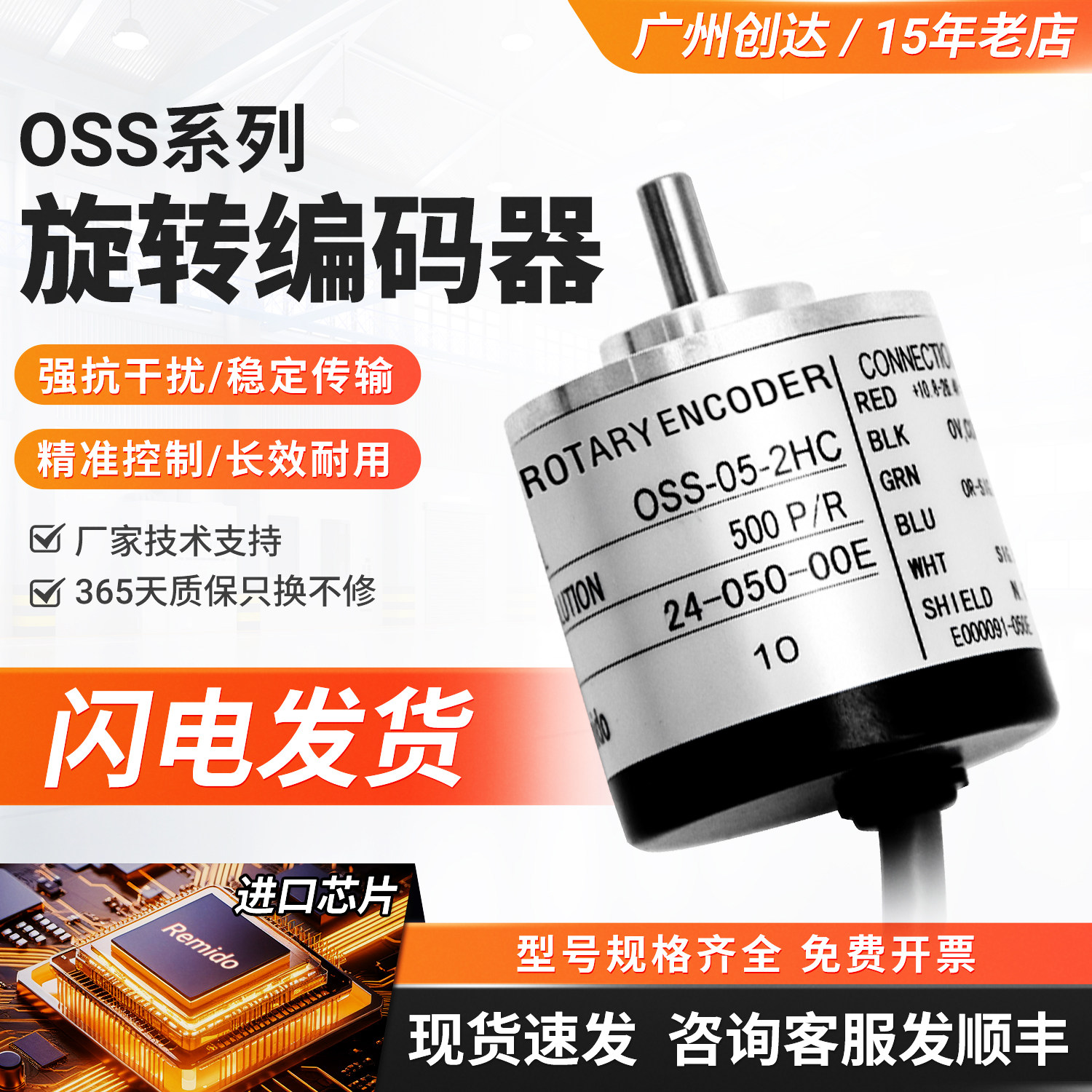 内密控型编码器OSS-2HC/2C/2M