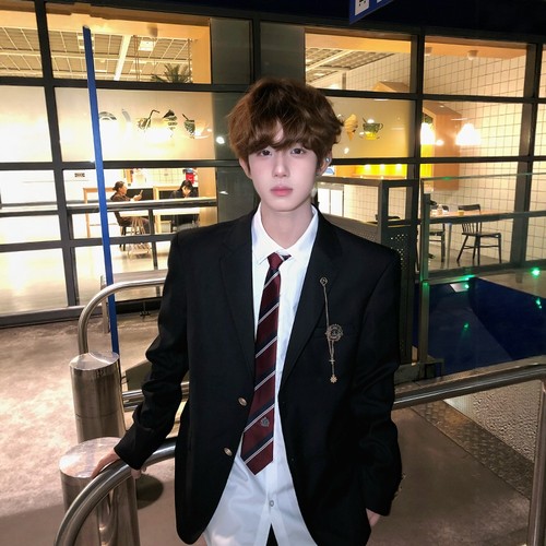 【刺篇】dk制服原创徽章西服男生西装外套成人礼毕业学生西服套装