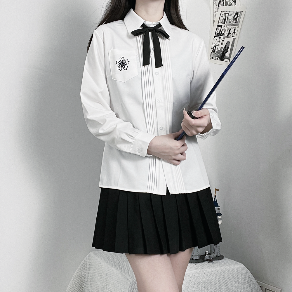 jk制服学院风长袖衬衫日系上衣