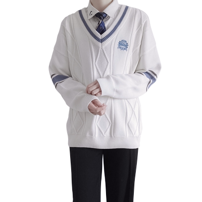 刺篇原创JKDK制服学院风针织毛衣