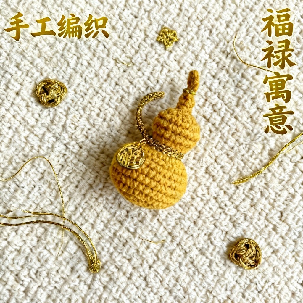 非成品手工编织毛线葫芦挂件钥匙扣包挂装饰品福禄葫芦车挂材料包,服饰配件/皮带/帽子/围巾,DIY编织材料包,淘宝优惠券,粉丝福利购,淘宝优惠卷