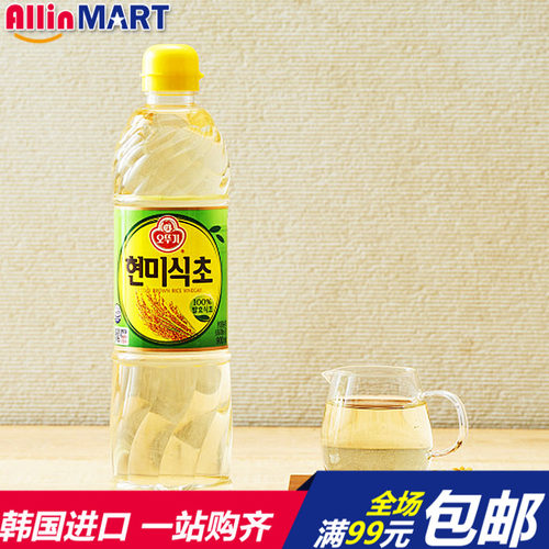 韩国进口调味品不倒翁玄米醋 500ml紫菜寿司冷面凉拌菜酿造食醋 - 封面