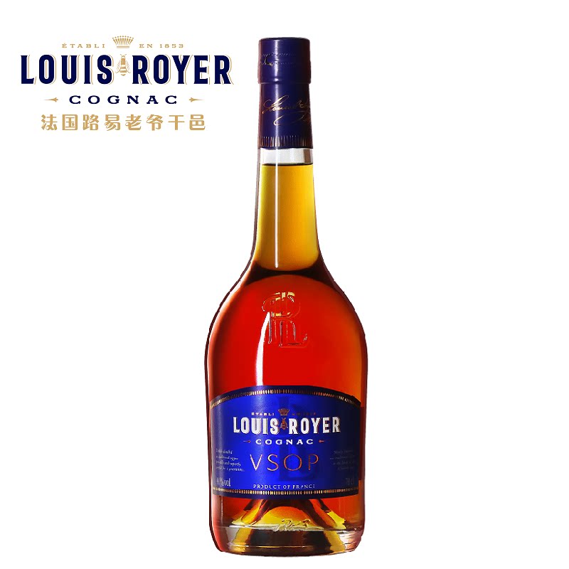 路易老爷(louis royer)洋酒vsop法国原装进口干邑白兰地700ml
