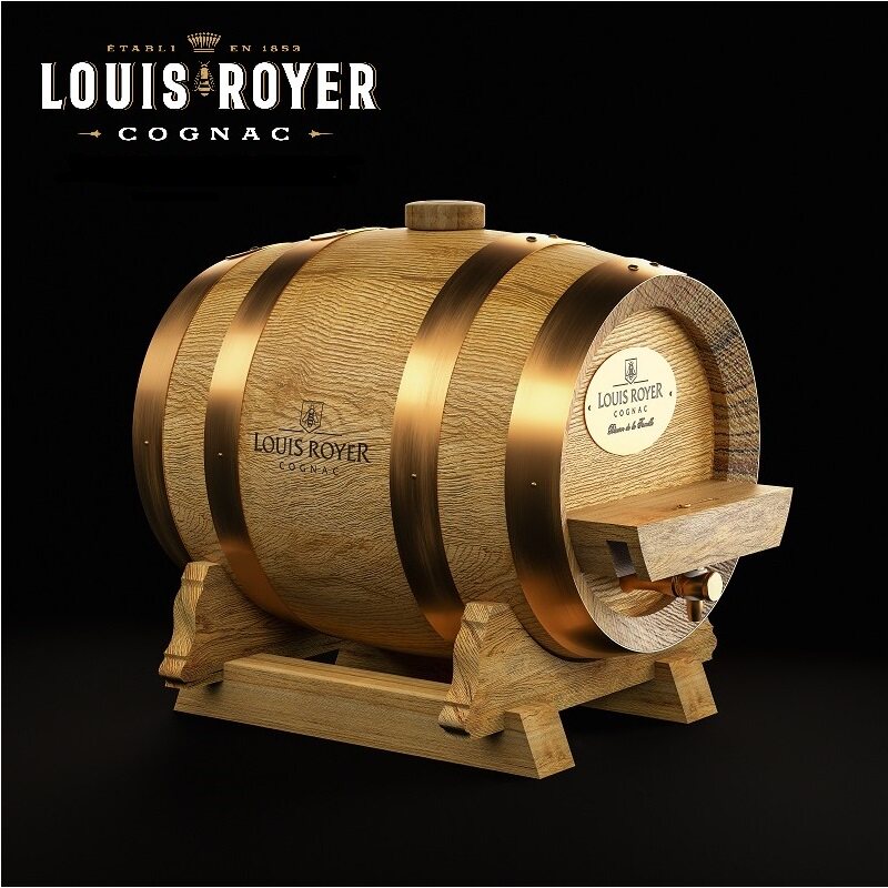 新品 路易老爷louis royer原装进口洋酒家族珍藏干邑白兰地3000ml