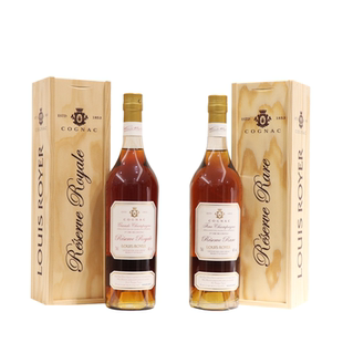 Louis Royer路易老爷法国原瓶进口大小香槟干邑白兰地2瓶洋酒