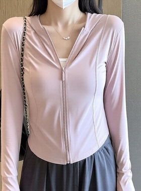 女防晒衣防紫外线夏季冰感透气皮肤衣户外薄款防晒服运动外套