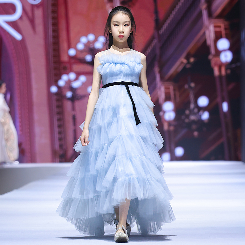女童礼服高端轻奢小众森系走秀