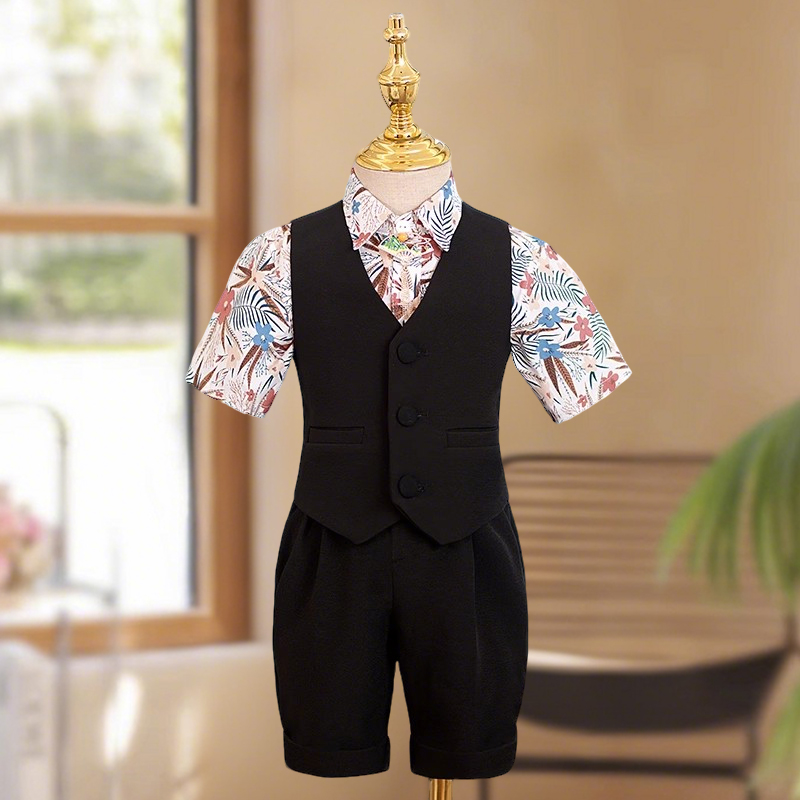 男童礼服轻奢小众高端主持人