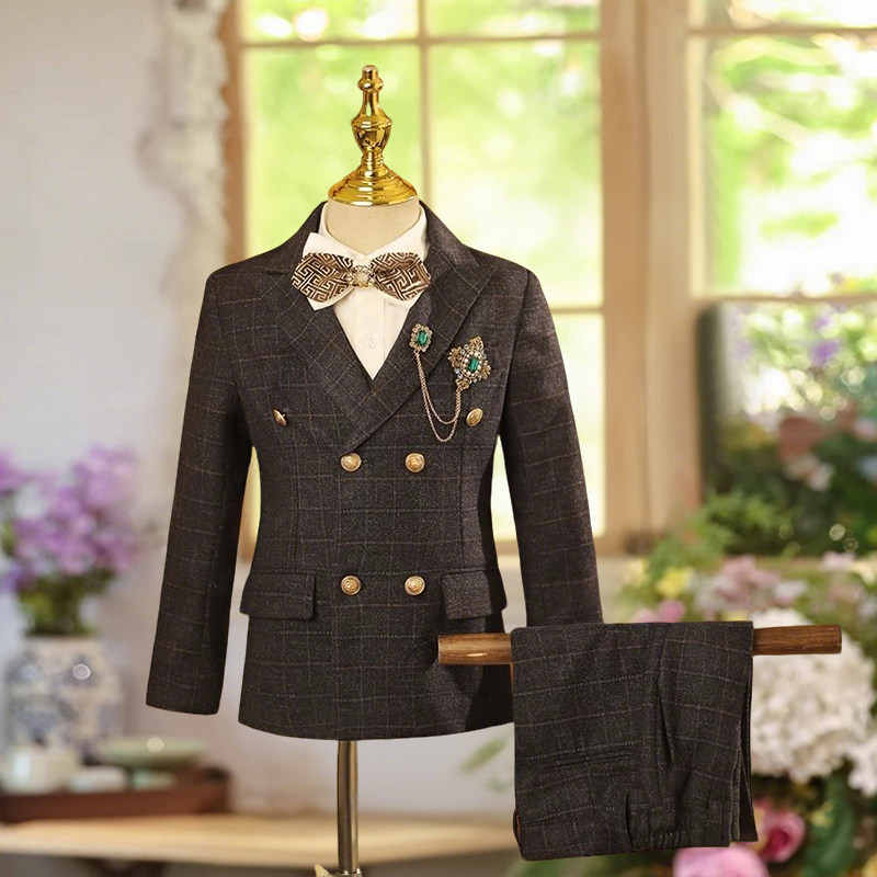 男童礼服轻奢小众高端主持人图片
