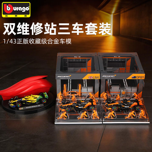 比美高1/43迈凯伦F1双P房