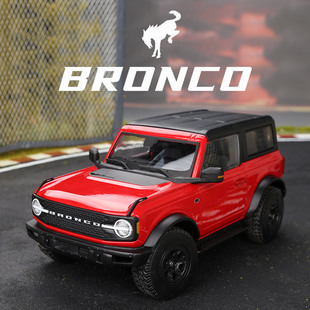2021Bronco Badlands福特烈马模型摆件 合金车汽车1 美驰图正版