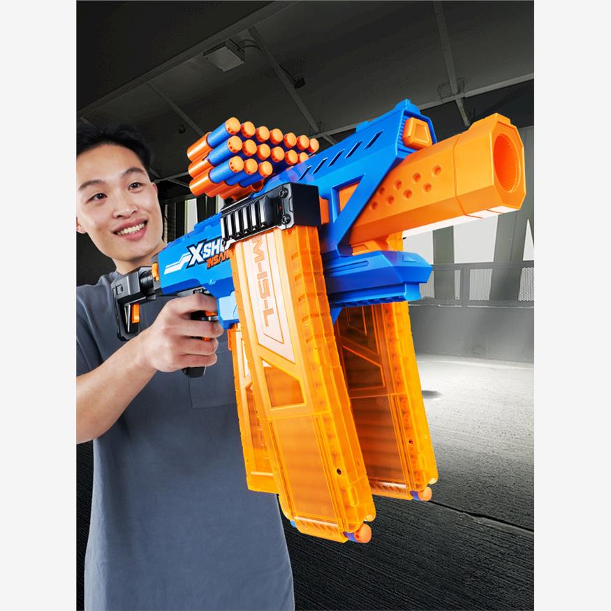 zuruX特攻巅锋系列火力战神电动发射器 小男孩玩具枪 软弹枪礼物