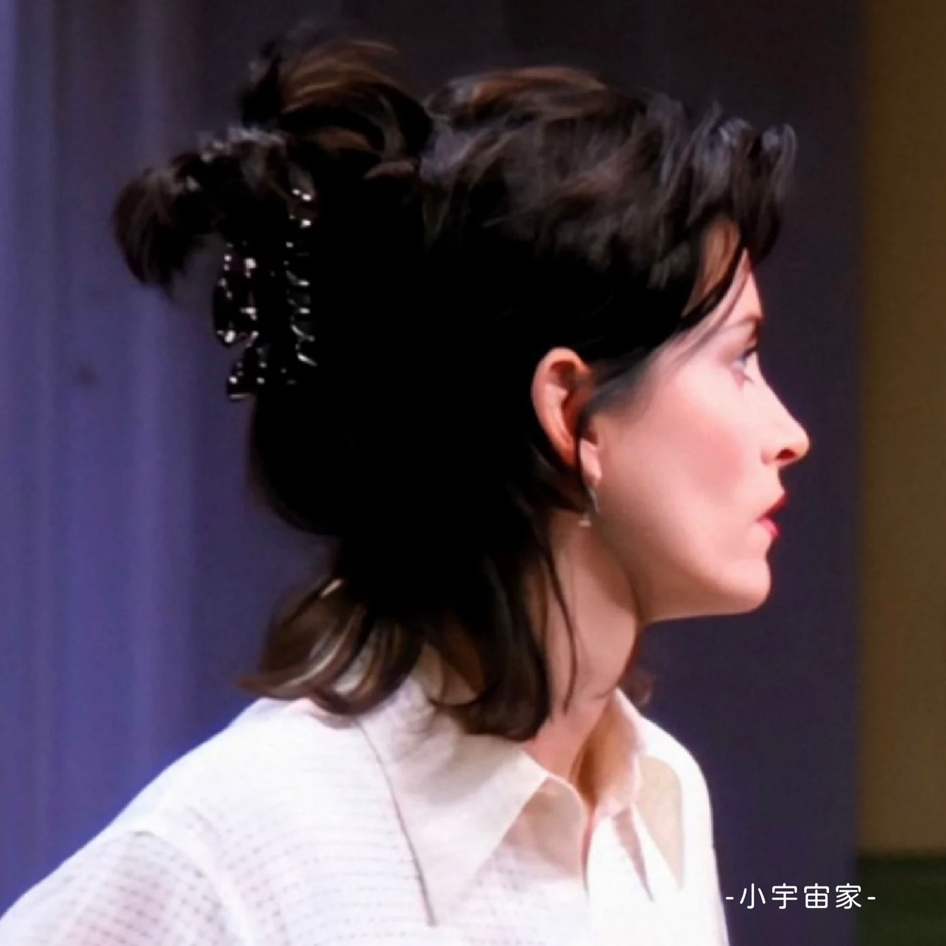 美神*莫妮卡抓夹！老友记同款发夹女双层抓齿鲨鱼夹半扎发后脑夹