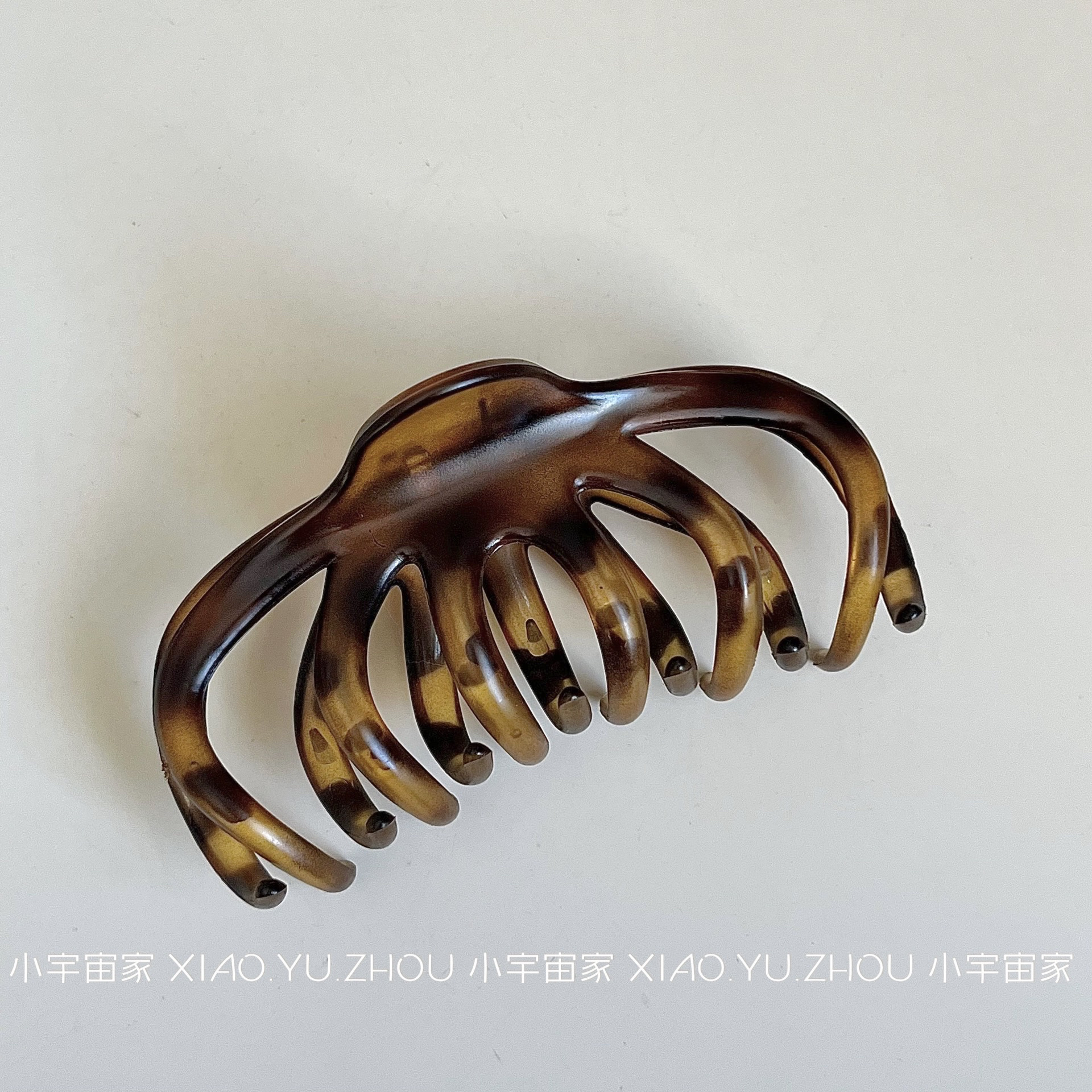 适合发量多!法式慵懒大号抓夹13cm长齿南瓜大鲨鱼夹气质盘发饰女