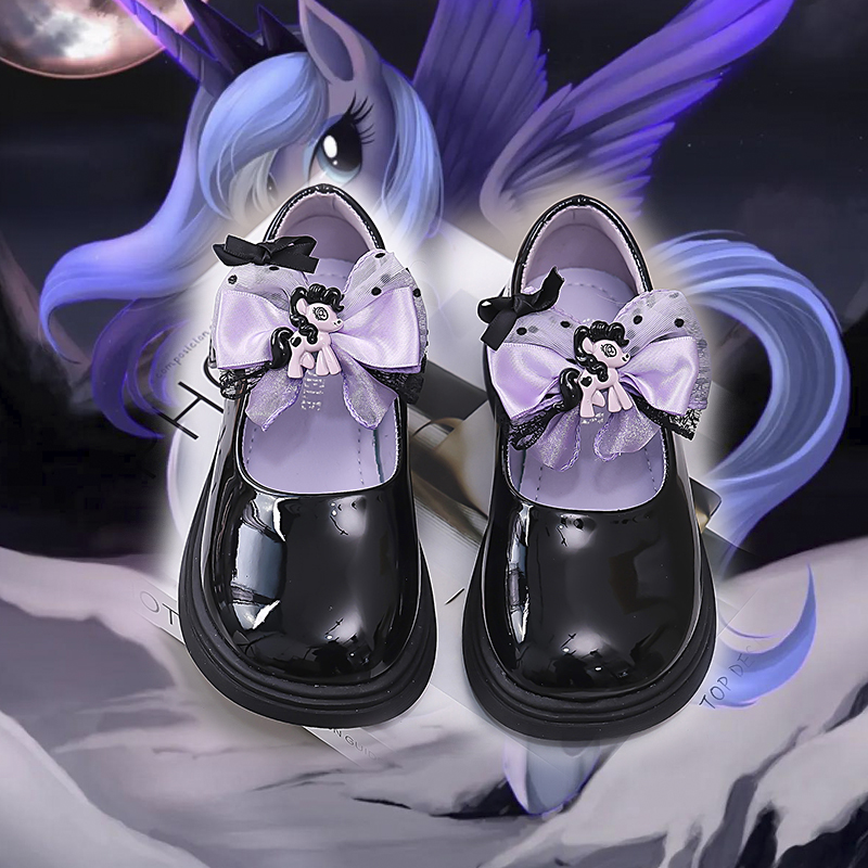 儿童黑色公主鞋女孩演出单鞋