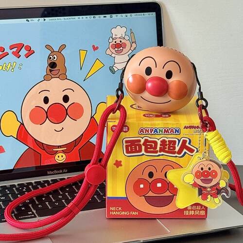 马克图布面包超人挂脖风扇儿童生日礼物女生六一儿童节可爱创意