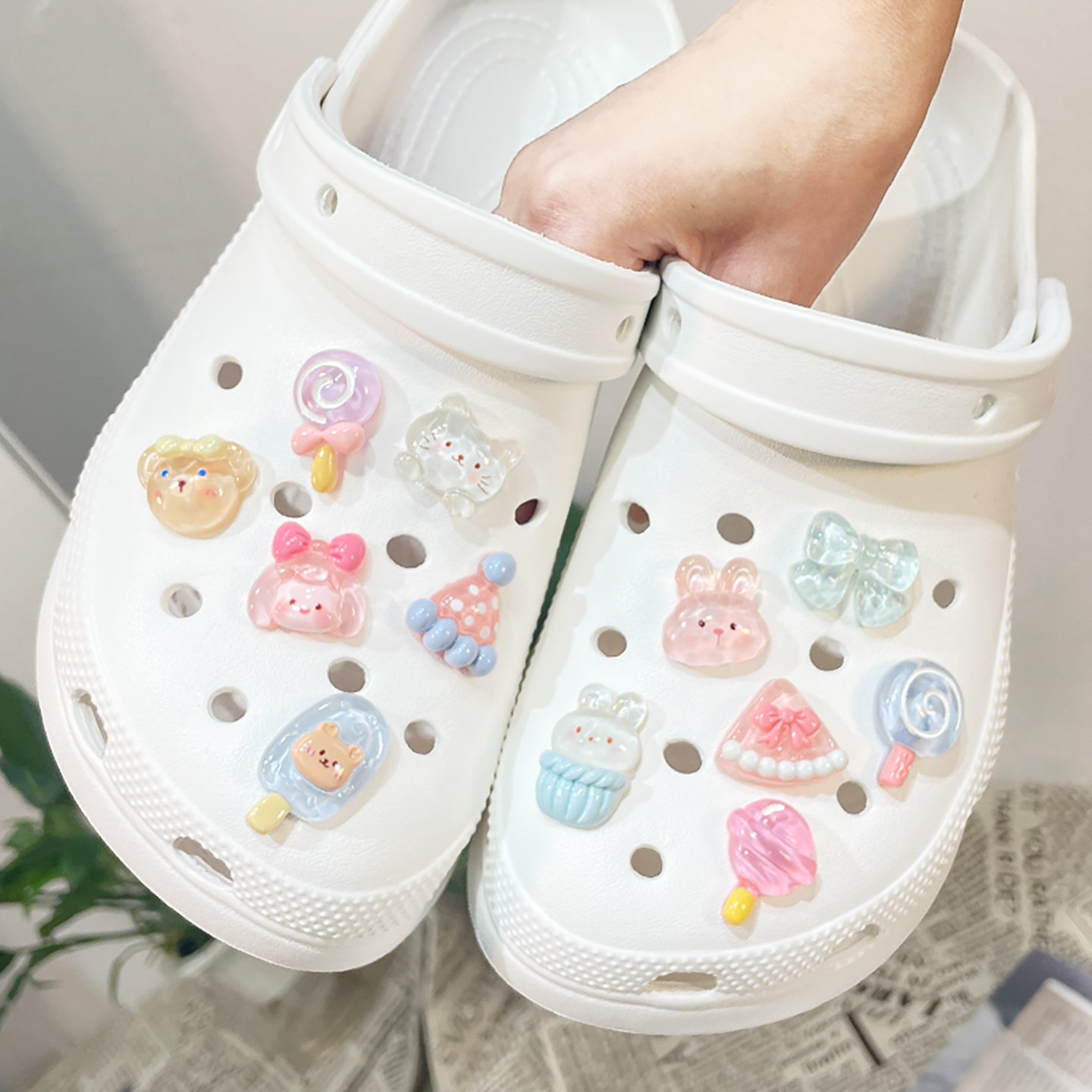 适配crocs洞洞鞋配饰鞋花鞋扣