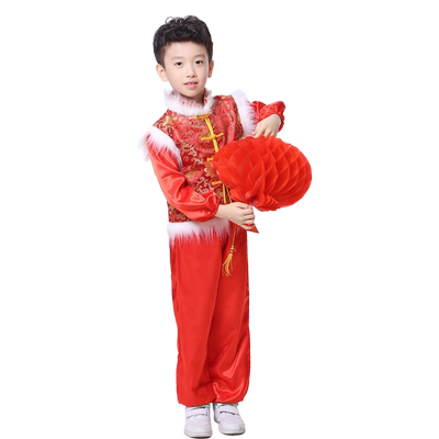 喜庆舞蹈少儿演出服