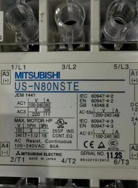 原厂US-N80NSTE三菱固态继电器12-24VDC80A现货现发质保一年