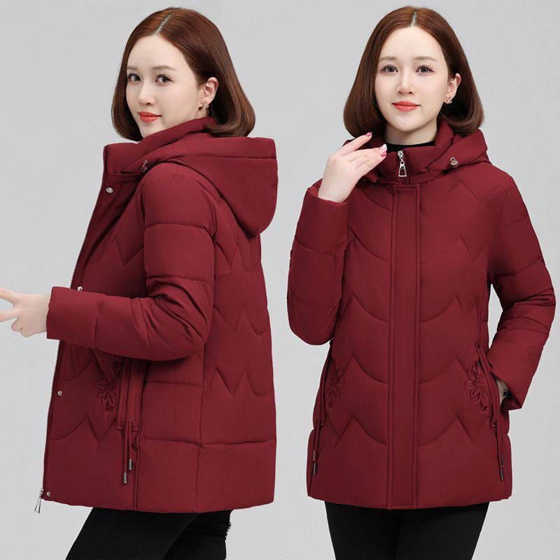 2025新款中老年棉服女短